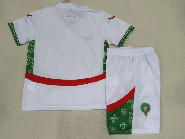 2025 Morocco National Team Away Football Shirt 1:1 Thai Quality Kids Size