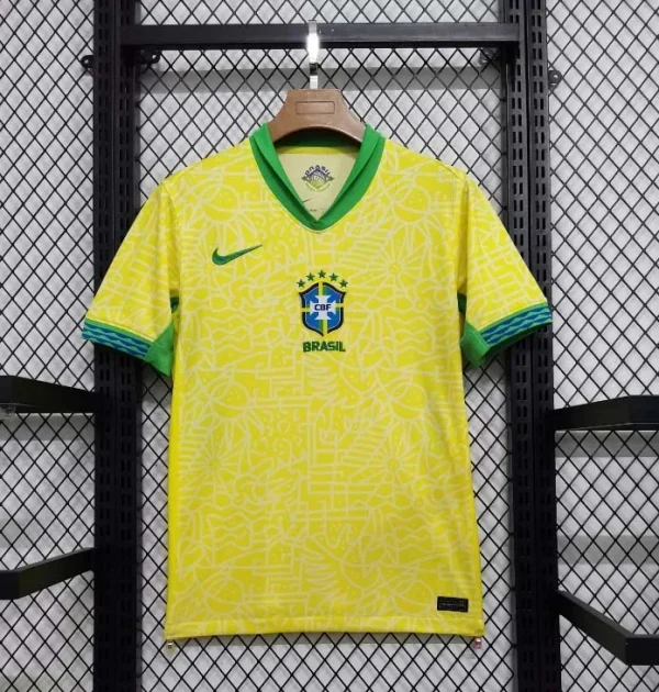 2024 Brazil Home Soccer Jersey 1:1 Thai Quality