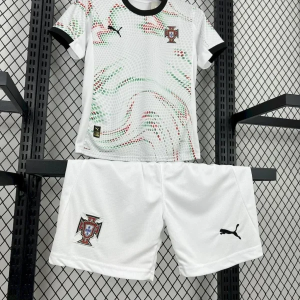 2025 Portugal Away Football Shirt 1:1 Thai Quality Kids Size