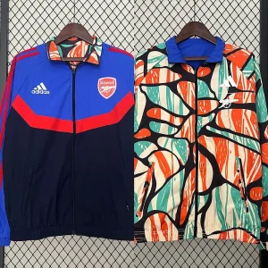 2024/2025 Arsenal Double-sided Windbreaker Blue Football Shirt 1:1 Thai Quality