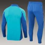 2024/2025 Ajax Half-Pull Training Suit Baby blue Football Shirt 1:1 Thai Quality