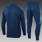 2024/2025 Arsenal Half-Pull Training Suit Royal Blue Football Shirt 1:1 Thai Quality