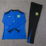 2024/2025 Barcelona Half-Pull Training Colorful Blue Jersey Set 1:1 Thai quality