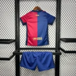 2024/2025 Barcelona Home Football Shirt 1:1 Thai Quality Kids Size (With Sponsor)