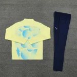 2024/2025 Manchester City Half-Pull Training Suit Light Yellow Football shirt 1:1 Thai quality