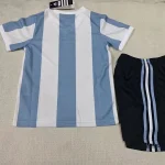 2024 Argentina National 50Th Anniversary Edition Soccer Jersey 1:1 Thai Quality Kids Size