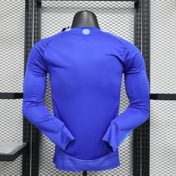 2024 Player Version Argentina Away Long Sleeve Football Shirt 1:1 Thai Quality
