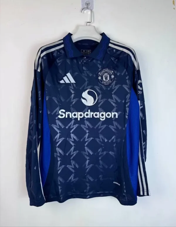 2024/2025 Manchester United Away Long Sleeve Football Shirt 1:1 Thai Quality