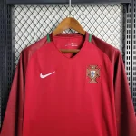 2016 Long Sleeve Retro Portugal Home Football Shirt 1:1 Thai Quality