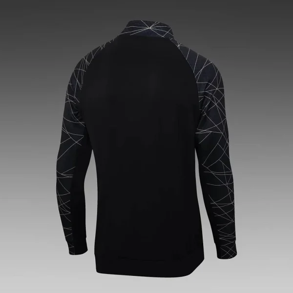 2023/2024 Psg Paris Saint-Germain Long Zipped Jacket Black Set