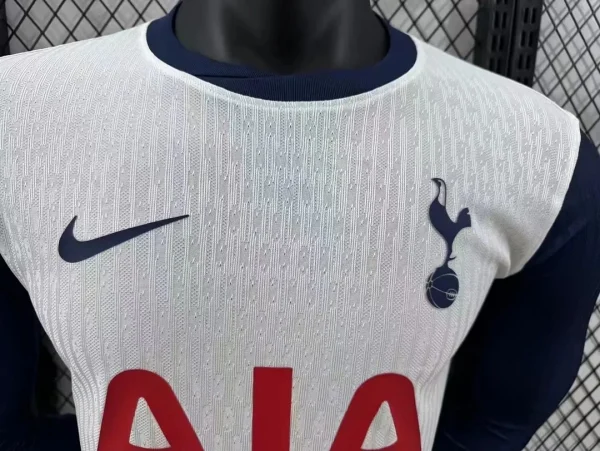 2024/2025 Player Version Tottenham Home Long Sleeve Football Shirt 1:1 Thai Quality