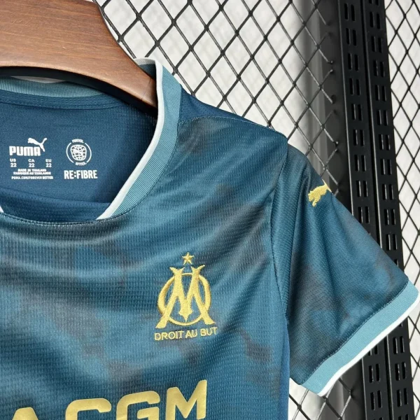 2024/2025 Olympique de Marseille Away Football Shirt 1:1 Thai Quality Kids Size