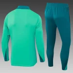 2024 Portugal Half-Pull Training Suit Green Football Shirt Set 1:1 Thai Quality