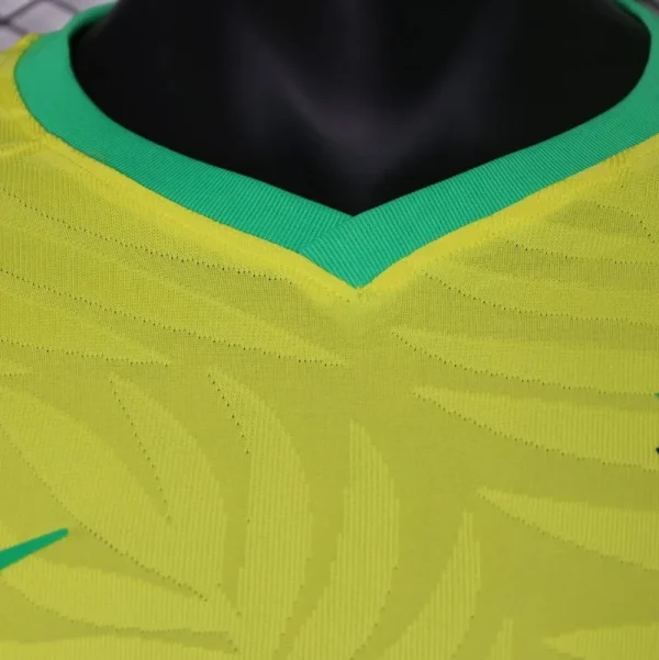 2023 Player Version Brazil Home Soccer Jersey