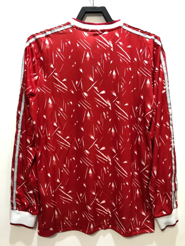 1989/1991 Retro Long Sleeve Liverpool Home Football Shirt 1:1 Thai Quality