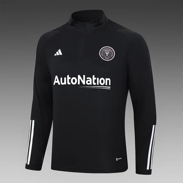 2023/2024 Inter Miami Half-Pull Training Suit black Soccer Jersey 1:1 Thai Quality