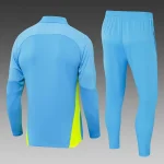2024/2025 Manchester City Half-Pull Training Suit Blue football shirt 1:1 Thai quality