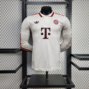 2024/2025 Player Version Bayern Munich Third Away Long Sleeve Football Shirt 1:1 Thai Quality