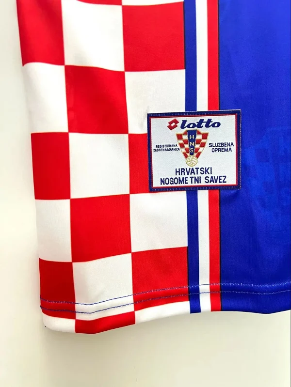 1998 Retro Croatia Away Soccer Shirt