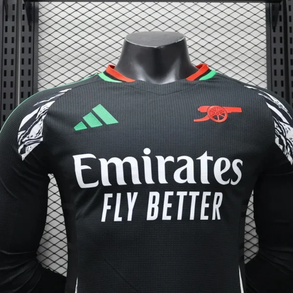 2024/2025  Player Version Long Sleeve Arsenal Away Football Shirt 1:1 Thai Quality