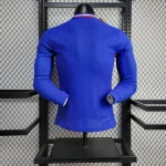 2024 Player Version Long Sleeve France Home  Football Shirt 1:1 Thai Quality