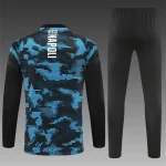 2024/2025 Napoli Half-Pull Training Suit Dark Blue football Jersey 1:1 Thai Quality