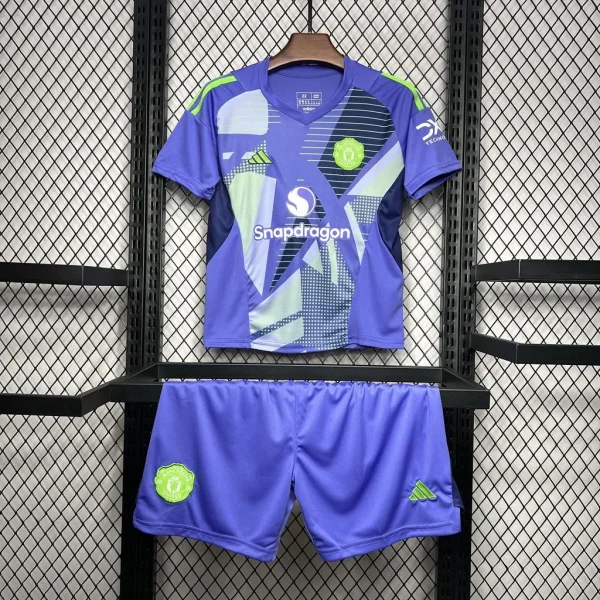 2024/2025 Manchester United Goalkeeper Football Shirt 1:1 Thai Quality Kids Size