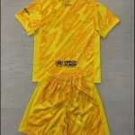 2024/2025 Barcelona Goalkeeper Yellow Football Shirt 1:1 Thai Quality Kids Size