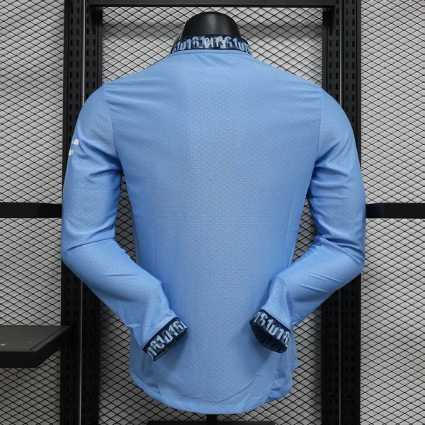 2024/2025 Player Version Long sleeve Manchester City Home Football Shirt 1:1 Thai Quality