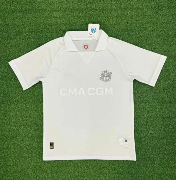 2024/2025  Olympique de Marseille 125th Anniversary Edition White Football Jersey 1:1 Thai Quality