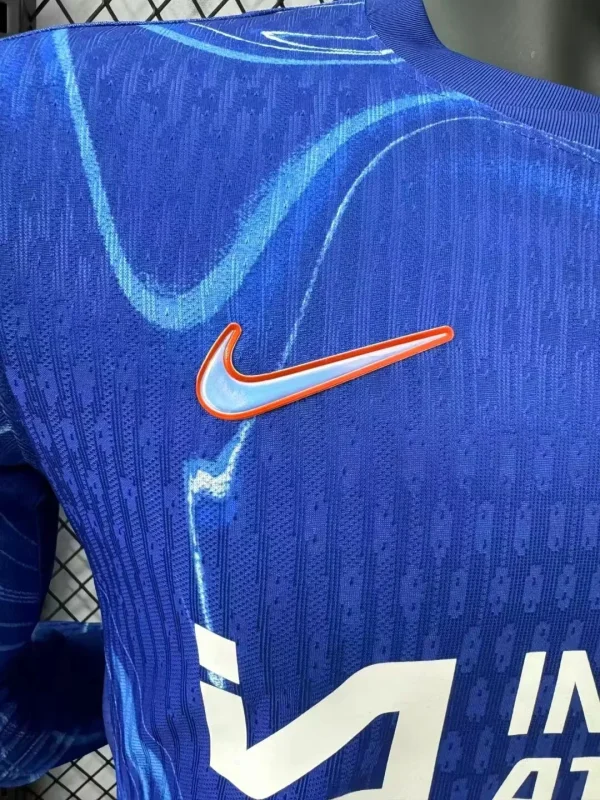 2024/2025 Player Version Chelsea Home  Long Sleeve Football Shirt 1:1 Thai Quality (with sponsor)