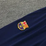 2023/2024 Barcelona Half-Pull Training Suit Wear Red White Blue Jersey Set