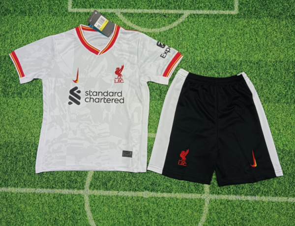 2024/2025 Liverpool Third Away Soccer Jersey 1:1 Thai Quality Kids Size