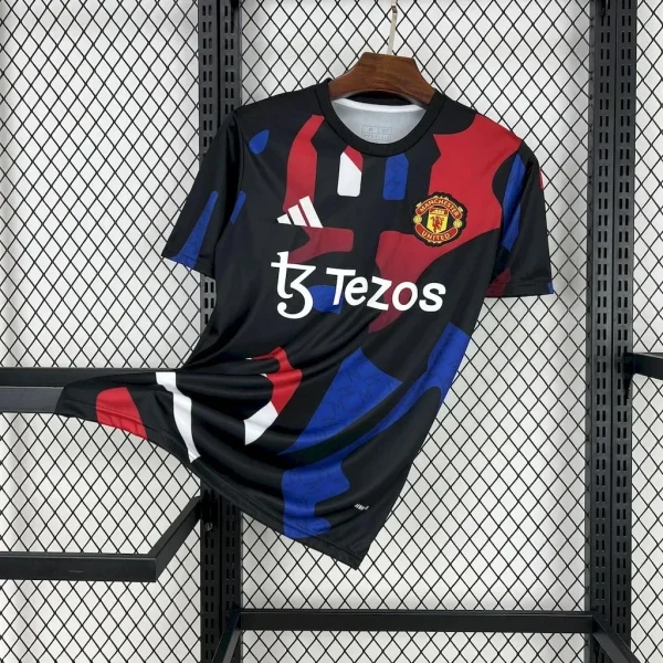 2024/2025 Manchester United Pre-Match Training Suit Football Shirt 1:1 Thai Quality