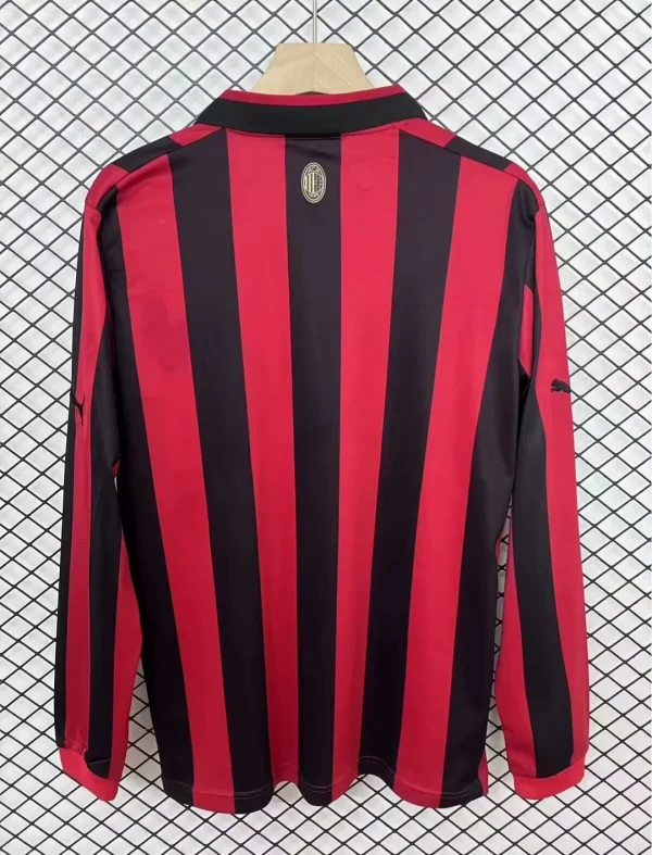 2024/2025 AC Milan 125th Anniversary Edition Red Long Sleeve Football Shirt 1:1 Thai Quality