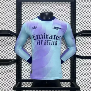 2024/2025 Player Version Long Sleeve Arsenal Third Away Football Shirt 1:1 Thai Quality