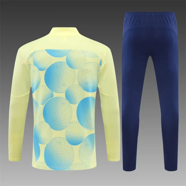2024/2025 Manchester City Half-Pull Training Suit Light Yellow Football shirt 1:1 Thai quality