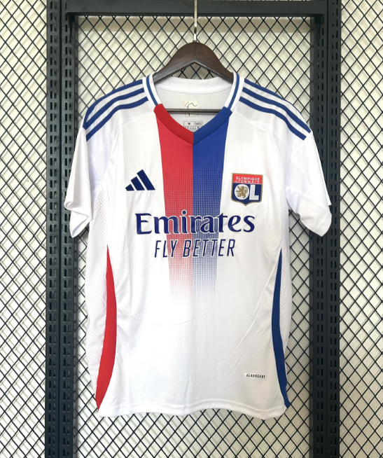 2024/2025 Lyon Home Football Shirt 1:1 Thai Quality