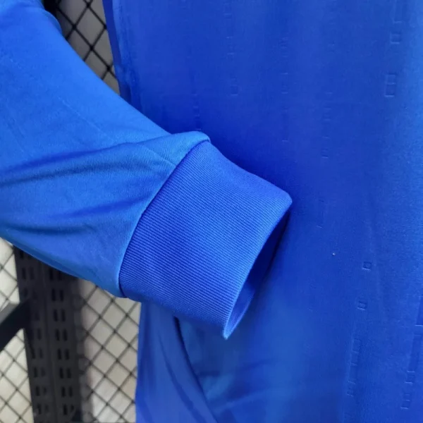 2024 Player Version Long Sleeve Italy Home Soccer Shirt 1:1 Thai Quality