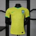 2023 Player Version Brazil Home Soccer Jersey