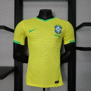 2023 Player Version Brazil Home Soccer Jersey