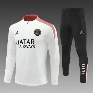 2024/2025 Psg Paris Saint-Germain Half-Pull Training White Set 1:1 Thai Quality