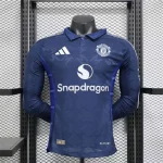2024/2025 Player Version Manchester United Away Long Sleeve Football Shirt 1:1 Thai Quality