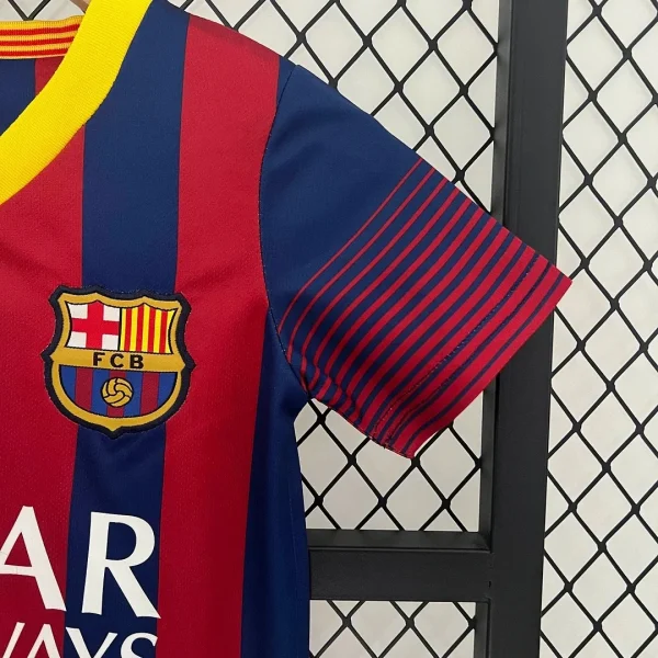 2013/2014 Retro Barcelona Home Football Shirt 1:1 Thai Quality Kids Size