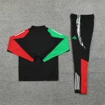 2024/2025 Arsenal Half-Pull Training Suit Black Football Shirt 1:1 Thai Quality