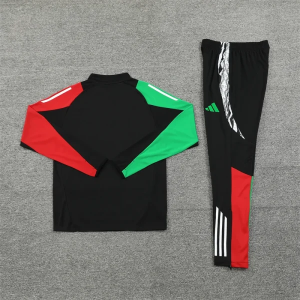 2024/2025 Arsenal Half-Pull Training Suit Black Football Shirt 1:1 Thai Quality