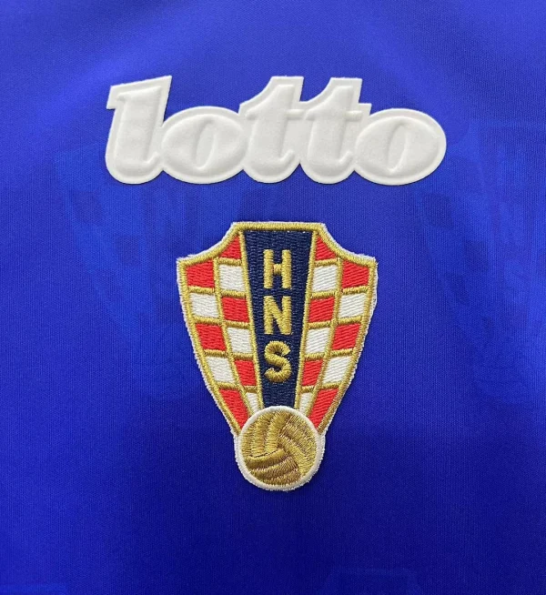 1998 Retro Croatia Away Soccer Shirt
