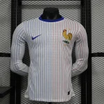2024 Player Version Long Sleeve France Away Football Shirt 1:1 Thai Quality