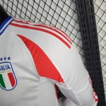 2024 Player Version Long Sleeve Italy Away Soccer Shirt 1:1 Thai Quality