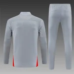 2024/2025 AC Milan Half-Pull Training Suit Grey Soccer Jersey 1:1 Thai Quality